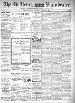 McHenry Plaindealer (McHenry, IL), 6 Nov 1895