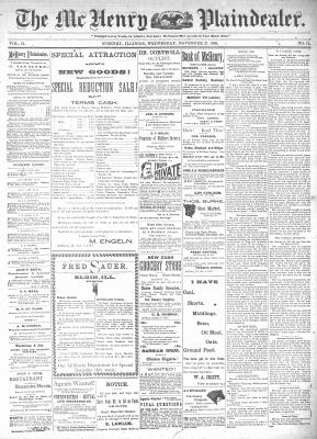 McHenry Plaindealer (McHenry, IL), 27 Nov 1895