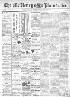 McHenry Plaindealer (McHenry, IL), 22 Jan 1896