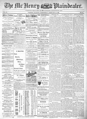 McHenry Plaindealer (McHenry, IL), 12 Feb 1896