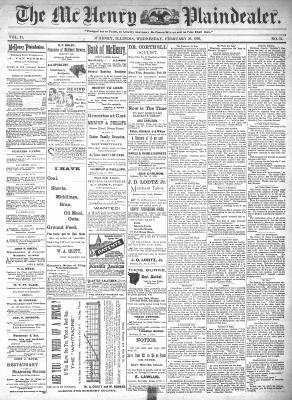 McHenry Plaindealer (McHenry, IL), 26 Feb 1896