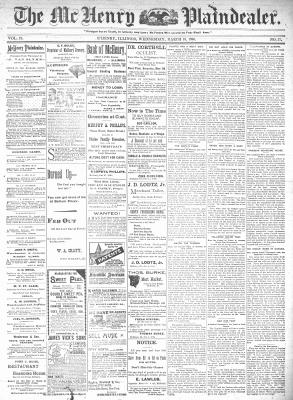 McHenry Plaindealer (McHenry, IL), 18 Mar 1896