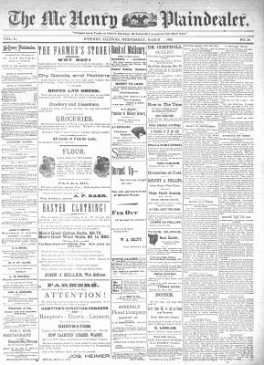 McHenry Plaindealer (McHenry, IL), 25 Mar 1896