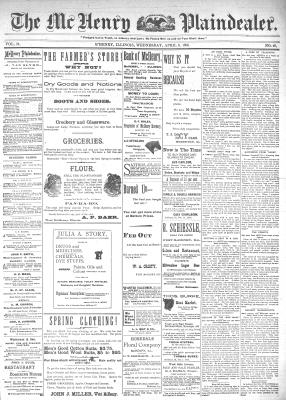 McHenry Plaindealer (McHenry, IL), 8 Apr 1896