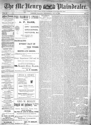 McHenry Plaindealer (McHenry, IL), 22 Jul 1896