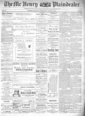 McHenry Plaindealer (McHenry, IL), 5 Aug 1896