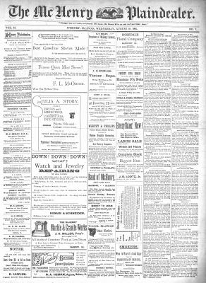 McHenry Plaindealer (McHenry, IL), 19 Aug 1896