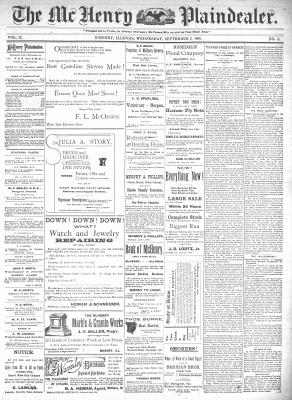 McHenry Plaindealer (McHenry, IL), 2 Sep 1896