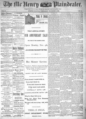 McHenry Plaindealer (McHenry, IL), 4 Nov 1896