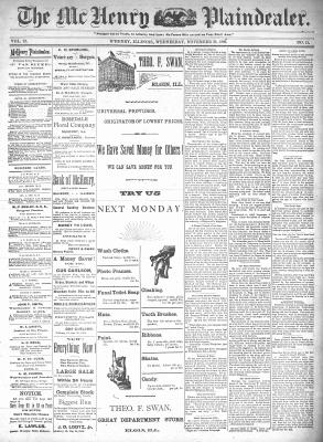 McHenry Plaindealer (McHenry, IL), 25 Nov 1896