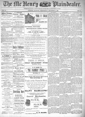 McHenry Plaindealer (McHenry, IL), 2 Dec 1896