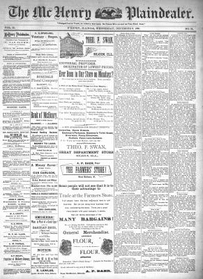 McHenry Plaindealer (McHenry, IL), 9 Dec 1896