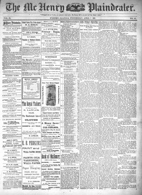 McHenry Plaindealer (McHenry, IL), 7 Apr 1897