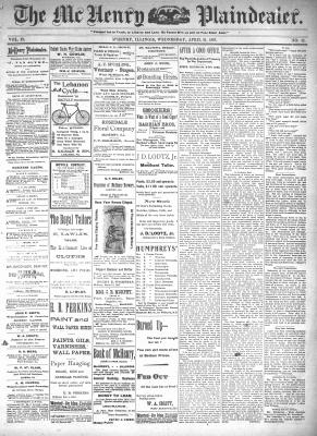 McHenry Plaindealer (McHenry, IL), 21 Apr 1897