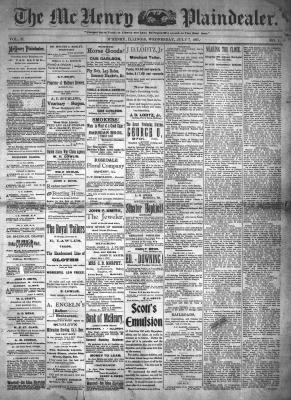 McHenry Plaindealer (McHenry, IL), 7 Jul 1897