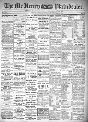 McHenry Plaindealer (McHenry, IL), 29 Sep 1897