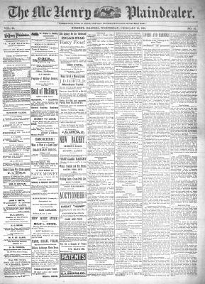 McHenry Plaindealer (McHenry, IL), 23 Feb 1898