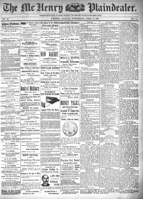 McHenry Plaindealer (McHenry, IL), 13 Apr 1898