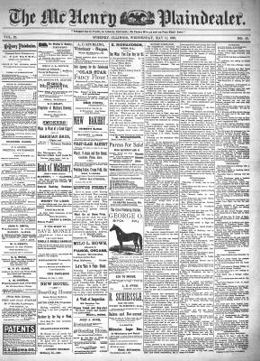 McHenry Plaindealer (McHenry, IL), 11 May 1898