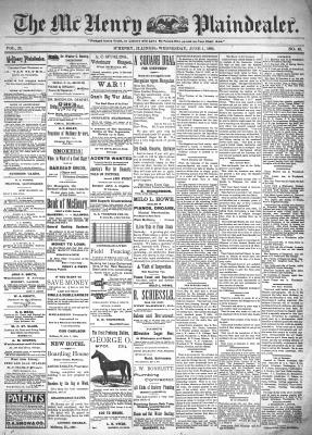 McHenry Plaindealer (McHenry, IL), 1 Jun 1898