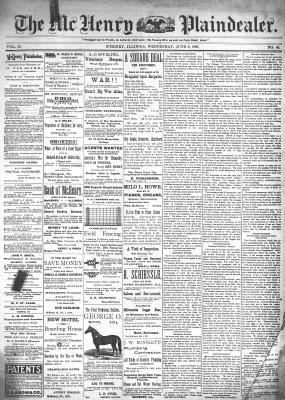 McHenry Plaindealer (McHenry, IL), 8 Jun 1898