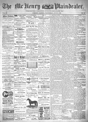 McHenry Plaindealer (McHenry, IL), 29 Jun 1898