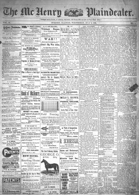 McHenry Plaindealer (McHenry, IL), 6 Jul 1898