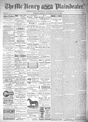 McHenry Plaindealer (McHenry, IL), 13 Jul 1898