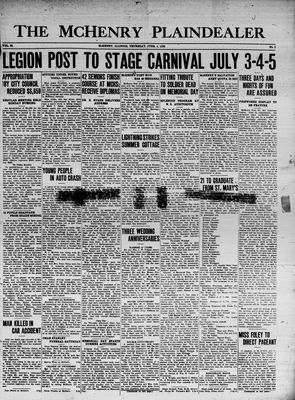 McHenry Plaindealer (McHenry, IL), 4 Jun 1936