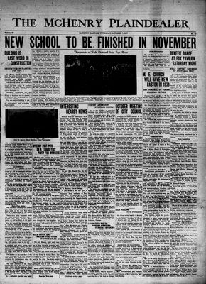 McHenry Plaindealer (McHenry, IL), 7 Oct 1937