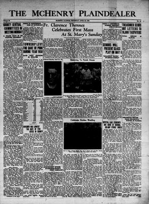 McHenry Plaindealer (McHenry, IL), 28 Apr 1938