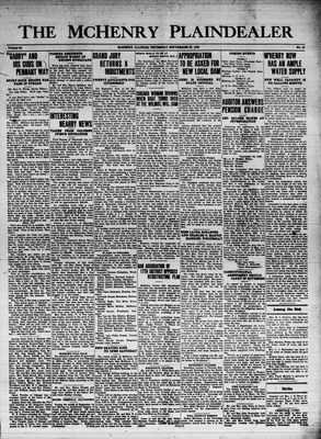 McHenry Plaindealer (McHenry, IL), 29 Sep 1938