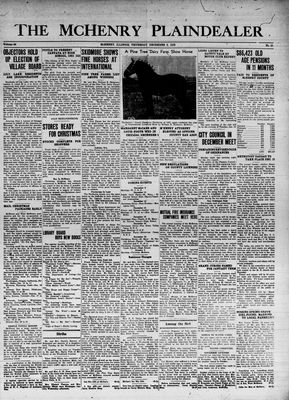 McHenry Plaindealer (McHenry, IL), 8 Dec 1938