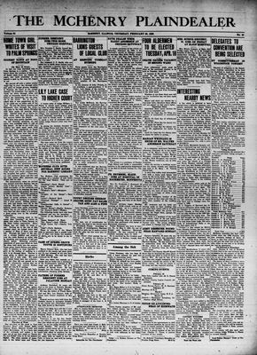 McHenry Plaindealer (McHenry, IL), 23 Feb 1939