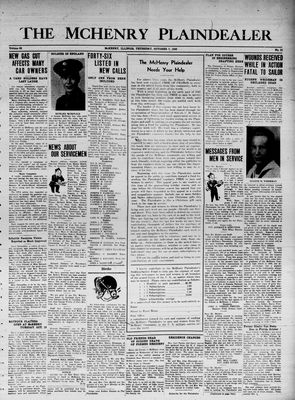 McHenry Plaindealer (McHenry, IL), 7 Oct 1943