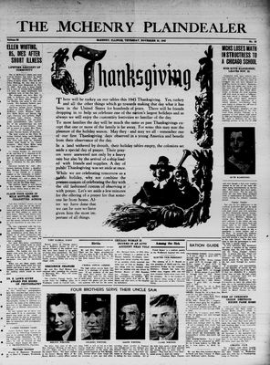 McHenry Plaindealer (McHenry, IL), 25 Nov 1943