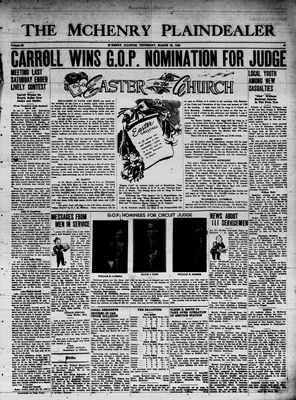 McHenry Plaindealer (McHenry, IL), 29 Mar 1945