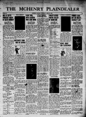 McHenry Plaindealer (McHenry, IL), 26 Apr 1945