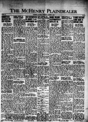 McHenry Plaindealer (McHenry, IL), 7 Aug 1947