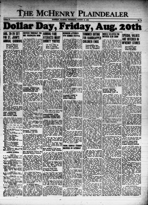 McHenry Plaindealer (McHenry, IL), 19 Aug 1948