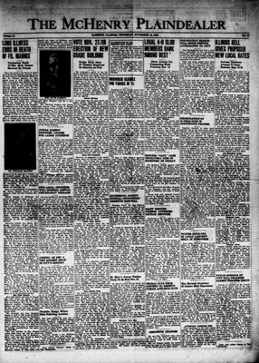 McHenry Plaindealer (McHenry, IL), 18 Nov 1948