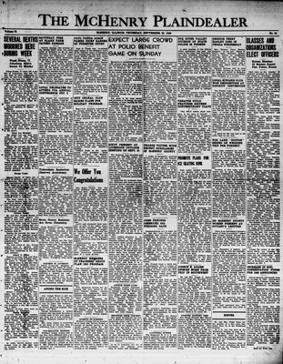 McHenry Plaindealer (McHenry, IL), 29 Sep 1949