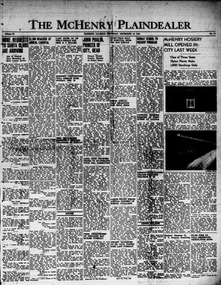 McHenry Plaindealer (McHenry, IL), 15 Dec 1949