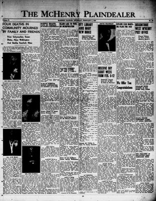 McHenry Plaindealer (McHenry, IL), 2 Feb 1950