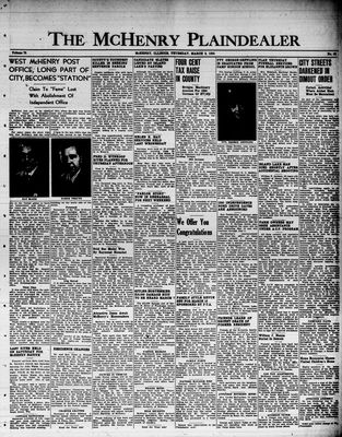 McHenry Plaindealer (McHenry, IL), 2 Mar 1950