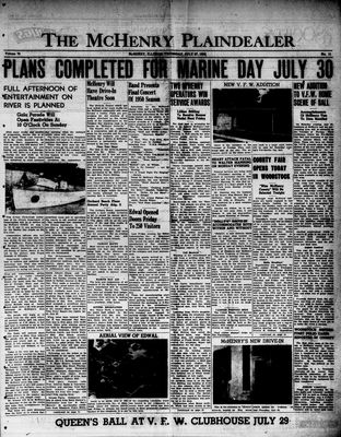 McHenry Plaindealer (McHenry, IL), 27 Jul 1950