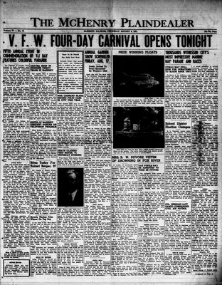 McHenry Plaindealer (McHenry, IL), 9 Aug 1951