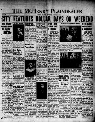 McHenry Plaindealer (McHenry, IL), 17 Aug 1950