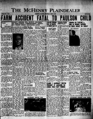 McHenry Plaindealer (McHenry, IL), 5 Jun 1952