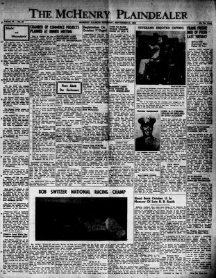 McHenry Plaindealer (McHenry, IL), 25 Sep 1952